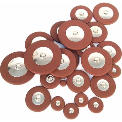 26 Pieces of Sax Leather Pads Replacement for Alto Saxophone