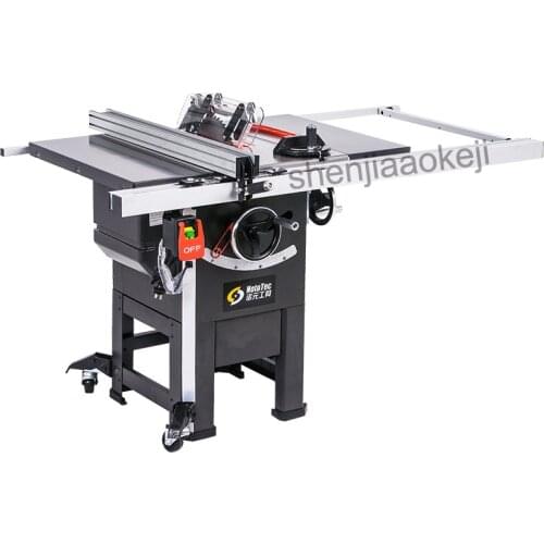Professional Grade 10 inch Vertical Woodworking Table Saw Joiner Table Saw With Mover 10-inch Panel Saw 1pc sawing machine