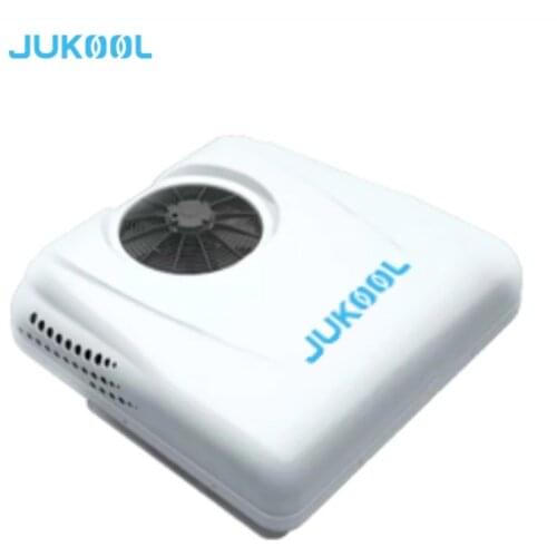 Battery powered roof mount integrated parking cooler 12 volt caravan air conditioner for truck crane tractor