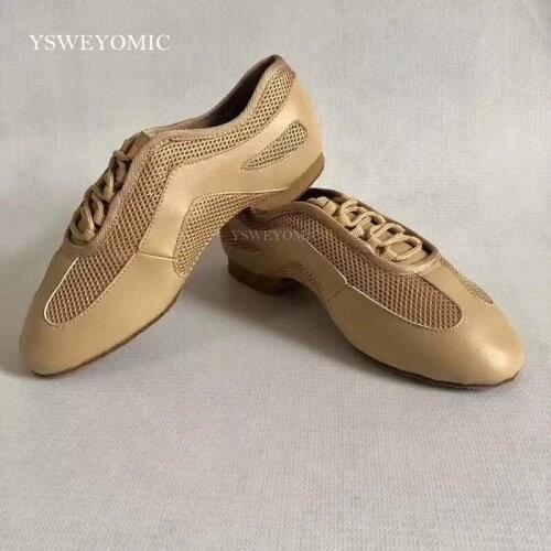 Low Heel Comfortable Split suede Sole High quality Real Leather Practice Ballroom Latin Salsa Bachata Dance Shoes for Women