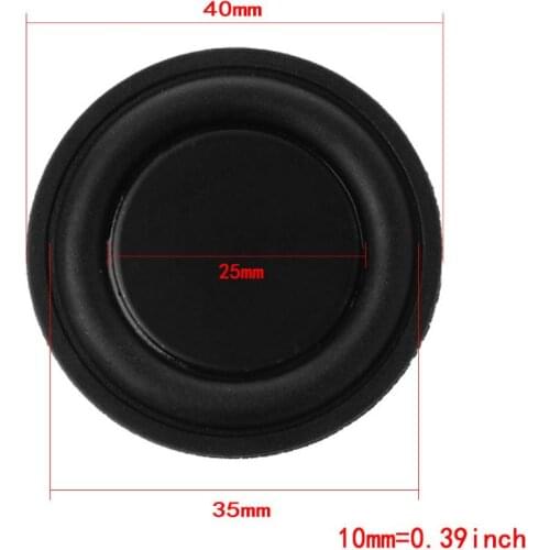 2PCS Woofer Vibration Membrane 66mm Bass Radiator Passive Speaker Subwoofer DIY Repair Kit