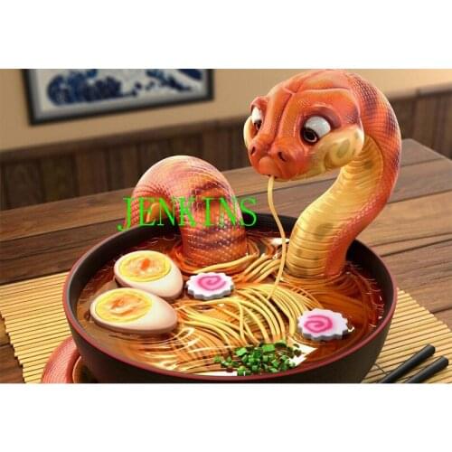 Full square drill 5d diy diamond painting snake 5D diamond embroidery animal home decoration painting crafts gift Jenkins art