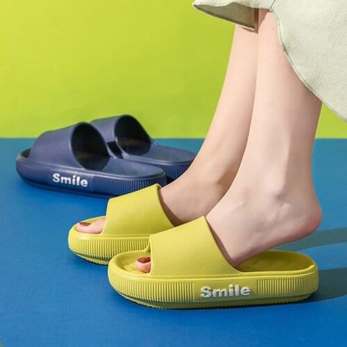 Mute Slippers Men Platform Shoes Women EVA Indoor Home Slides for Men Anti-slip Summer Sandals Ladies Bathroom Shoes zapatillas