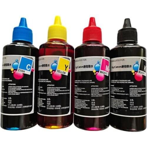 1Pcs 100ml Printer Ink Black Blue Yellow Red For Hp 803 XL Ink Cartridge 802 680 3638 816 851 61XL Fot Envy 4500 Refill Ink Kit