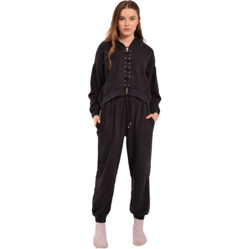 Anthracite beli and pettitoes elasticized pockets jogger jude