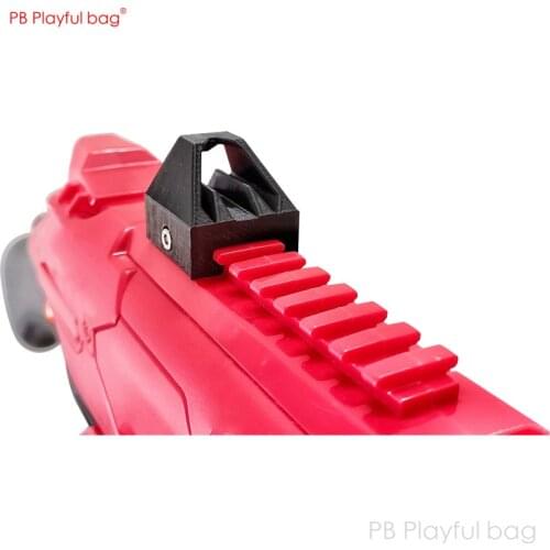 Playful bag Soft ball launcher tactic sight 3D printing refitting cs toys accessory DIY soft ball toys parts QI29