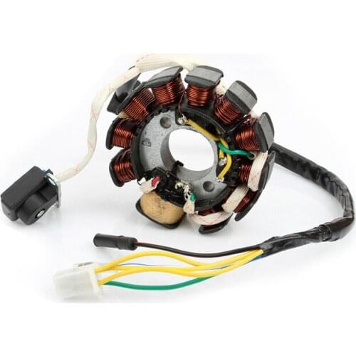 Magneto Ignition Stator Coil 11 Poles For GY6 125cc 150cc Moped Scooter ATV Quad Go Kart Motocross Motorcycle 152QMI 157QMJ Bike
