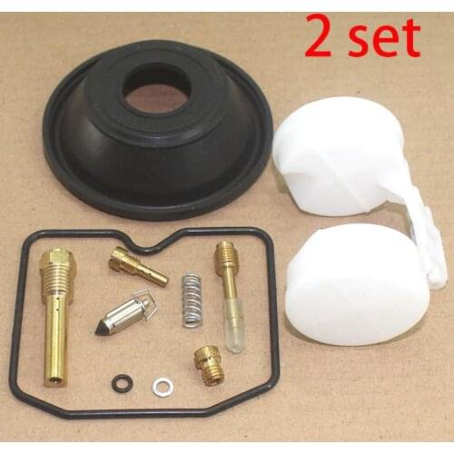 2set for Eliminator 250 EL250 1988-1990 1996 EL 250 Motorcycle carburetor repair kit float diaphragm