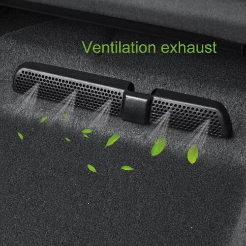 LEEPEE 2Pcs/Set Under Seat Air Conditioner Duct Outlet Covers Car Air Vent Cover Protector Cover
