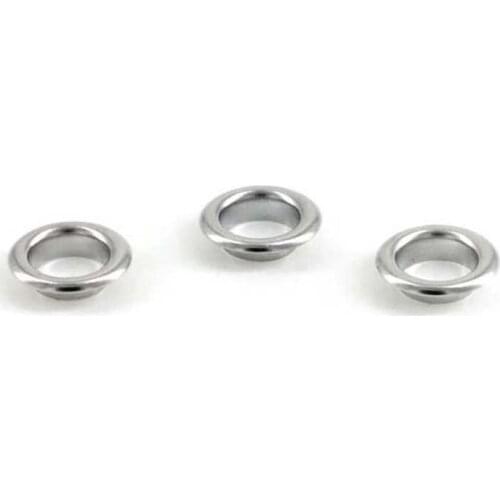 Metal Eyelets Grommets With Washers, 10mm Barrel Diameter, Nickel Plated Metal
