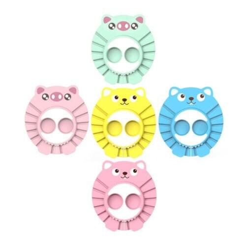 Shampoo Bath Bathing Shower Soft Cap Hat Wash Hair Shield For Baby Children kids