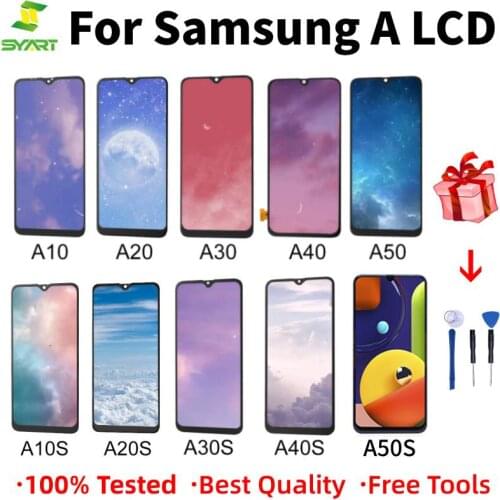 OLED Screen For Samsung Galaxy A10 A20 A30 A40 A50 A10S A20S A30S A40S A50S LCD Screen Touch Display Digitizer Assembly LCD