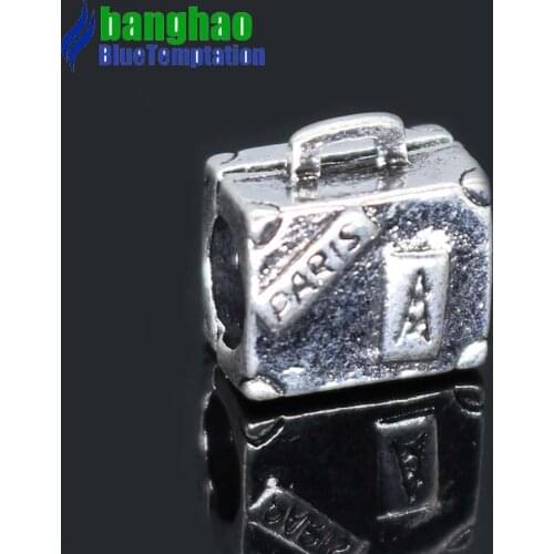 Wholesale bracelet charms for diyjewelry making supplies charm plata de ley made sieraden bracelet beads ZAB158