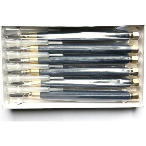 POGUT Glass Tile Cutter Metal Handle Toyo TC-17 B Hexagonal Tail 6pcs/pack