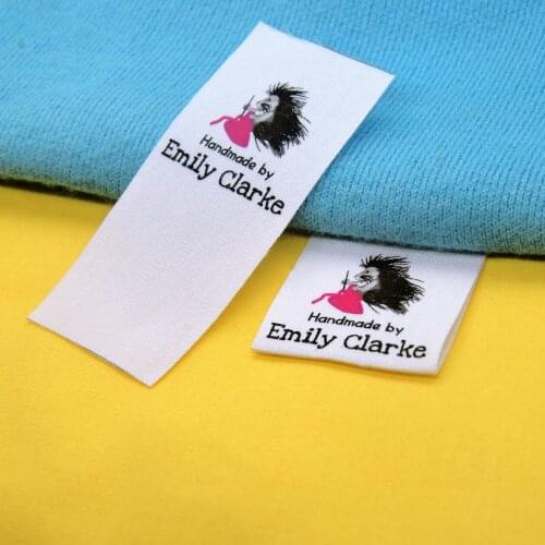 Custom Folding Labels / Custom Brand labels, Clothing labels, Childrens clothing ,Sewing (FR135)