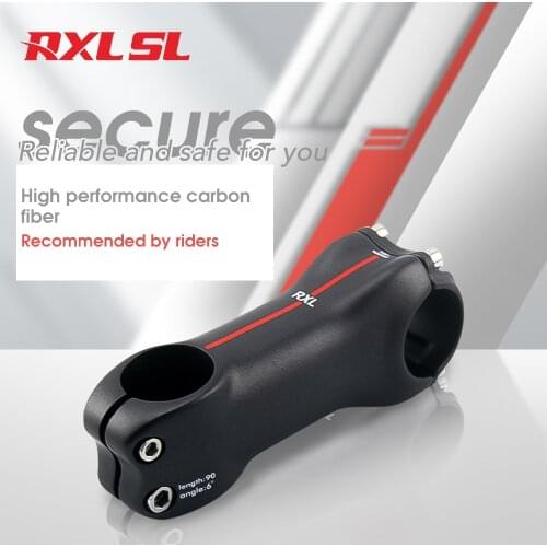 RXL SL Carbon Mtb Stem 6/17 Degree Mountain Bike Stem UD Matte Red/Black Ultra-light Road Bicycle Stems 28.6-31.8mm