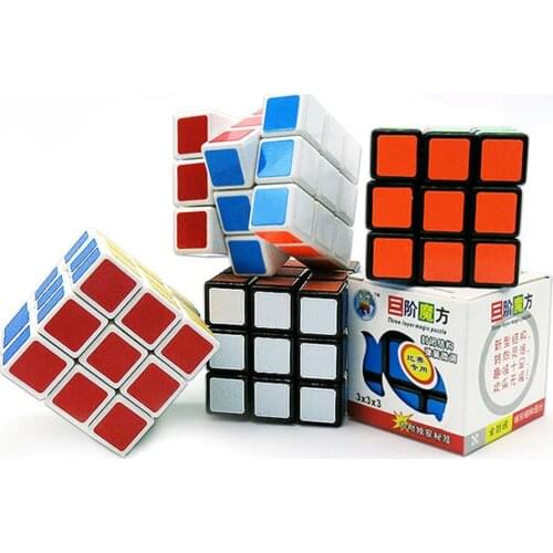 Shengshou Matte surface 3x3x3 Speed Magic Cube Black / White 3x3 Cube Puzzle Educational Cubo Magico Toys For Children Gift