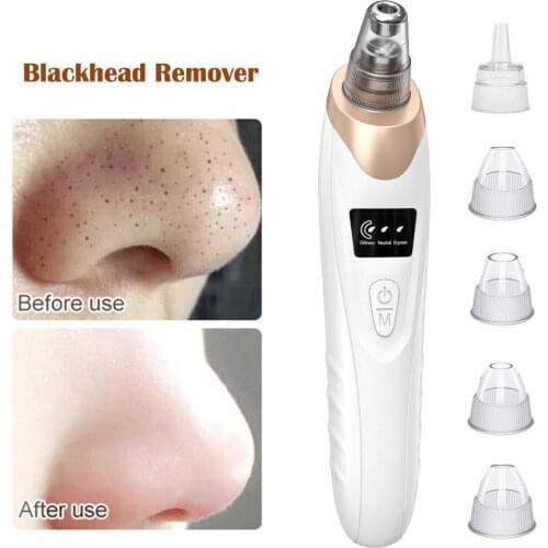 Blackhead Remover Pore Vacuum Cleaner Face Deep Cleansing Nose Acne Pimple Removal Skin Care Tools Facial Black Head Remover