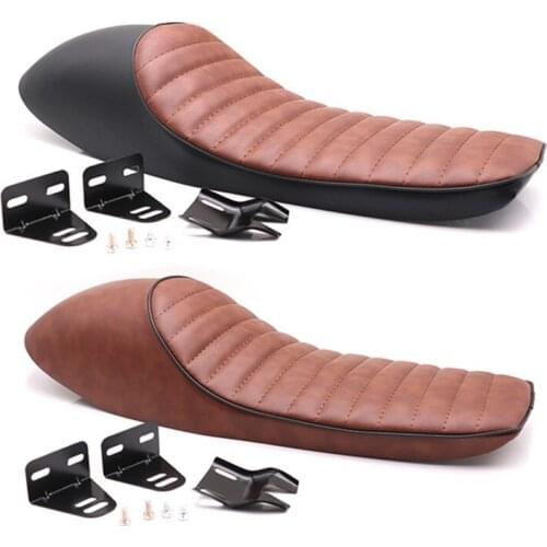 Universal Motorcycle Retro Hump Vintage Cafe Racer Seat For Yamaha RD250 XS400 Kawasaki Z750 Honda CB350 CB750K Suzuki GT380 550