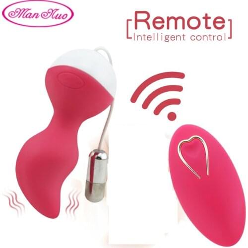 Man Nuo Vaginal balls Wireless Remote Control Vibrating Egg Sex Toy for Women Vagina Tighten Massage Exercise Female Kegel Ball