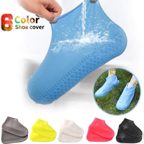 Waterproof Shoe Cover Elastic Silicone gel Material Unisex Shoes Protectors Rain Boots for Indoor Outdoor Rainy Days