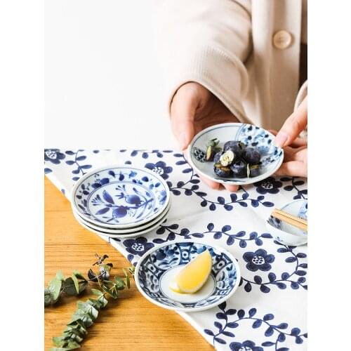1 PC Japanese Seasoning Dish Vinegar Soy Sauce Bowl Ceramic Exquisite Household Made in Japan