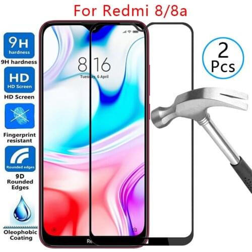 9d screen protector tempered glass case on redmi 8 8a cover for xiaomi readmi a8 redmi8a redmi8 a protective phone coque bag 360