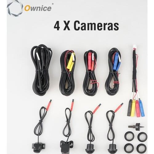360 Degree Bird-viewing Camera System with 4 HD Cameras for Ownice K6 Plus K7 Don't Sell Separately