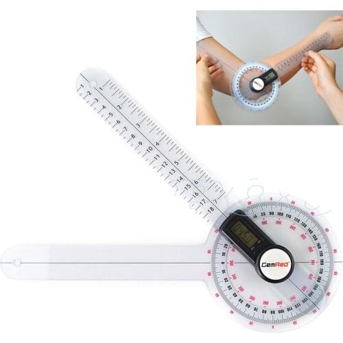 300mm Digital Orthopedic Protractor Finder (12inch Goniometer) Plastic Inclinometer Body Angle Meter