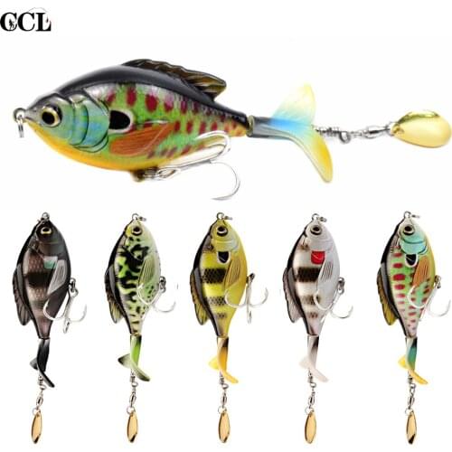 9.5cm 16.9g Artificial Hard Crankbait Topwater Fishing Lures Wobller With NO.4 Hooks Fit River Pond Lake For Trout Pike Shad
