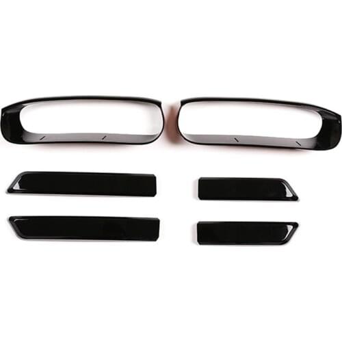 Front Intake Grill Decorative Grille Cover Trim Strips for Land Rover Discovery Sport 2020