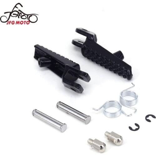 For KAWASAKI ZX-6R ZX636 ZX-10R ZX-9R Z1000 Z750 ER6N ER6F NINJA 650R Motorcycle Footrest Footpegs Foot Pegs