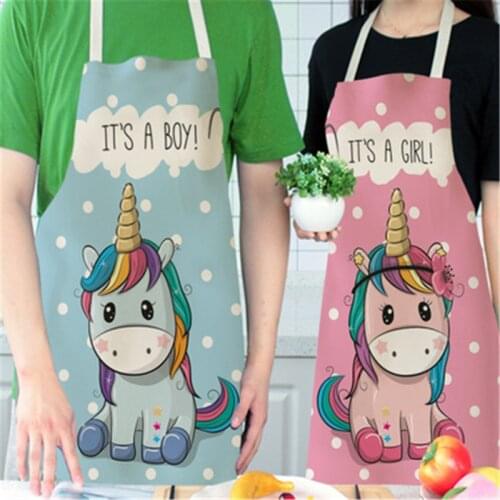 Unicorn Crocodile Apron Baking Accessories Aprons for Women Alpaca Apron Kitchen Cooking Accessories Aprons Cafe Kitchen Apron