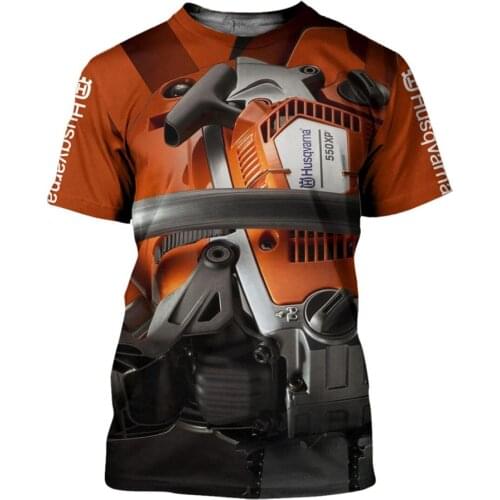 CLOOCL Makita Tools T-shirts 3D Chainsaw Printed Mens T-Shirt Unisex Harajuku Style Tees Streetwear Oversied T Shirts