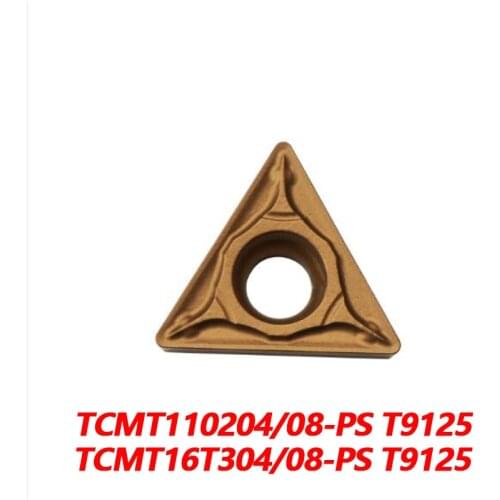 100% Original TCMT TCMT110204 PS T9125 TCMT110208 PS TCMT16T304 PS TCMT16T308-PS Carbide Insert Blades CNC lathe High Efficient