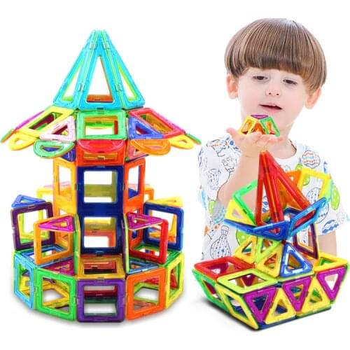 KACUU Big Size Magnetic Block Designer Constructor Set Model & Building Magnets Toy Building Blocks Toys For Children