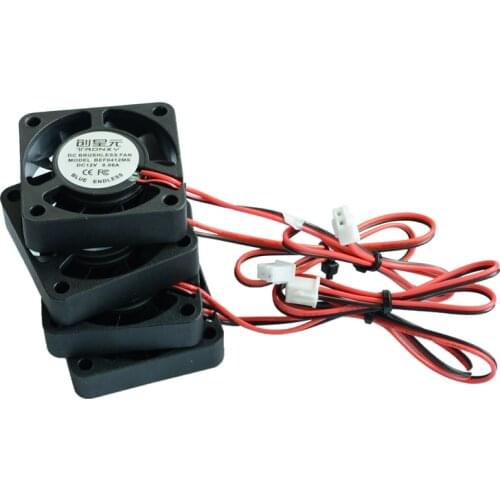 Tronxy 3D printer extruder cooling fan size 40*40*10mm 12V 0.06A 3d PRINTER part DIY accessories