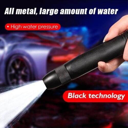 Upgraded Adjustable Pressurized Cleaning Tool Hand Held Alloy High Pressure Powerful Car Washing Garden Lawn Watering SA