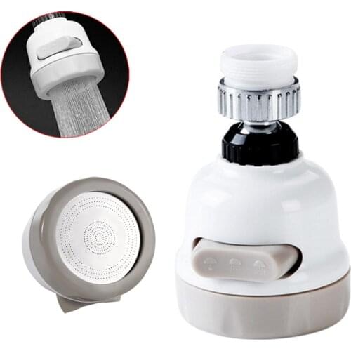 Rotatable Sprayer Head Tap Kitchen Shower Faucet Tap Water Saving Faucet Filter Nozzle 3 Modes Faucet Filtered Accessories