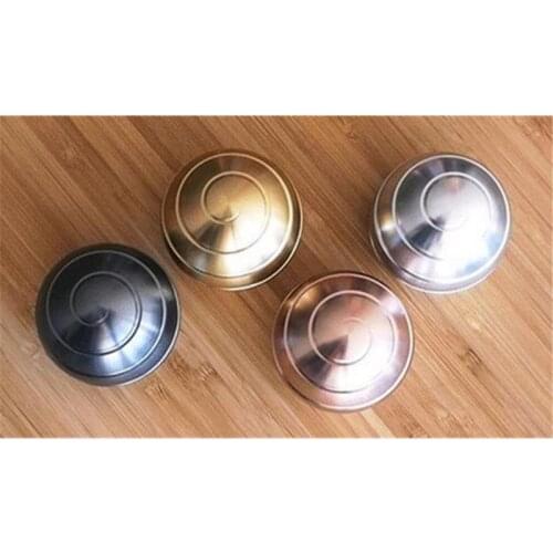 New Desktop Decompression Rotating Spherical Gyroscope Desk Toy Metal Gyro Optical Illusion Flowing Finger Toy For Adult