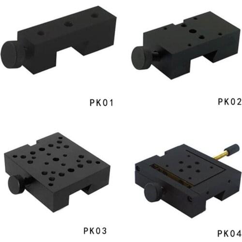 Optical Slider Slide Table PK01 PK02 PK03 PK04 adopts dovetail structure and is used with PG01 series slide rails