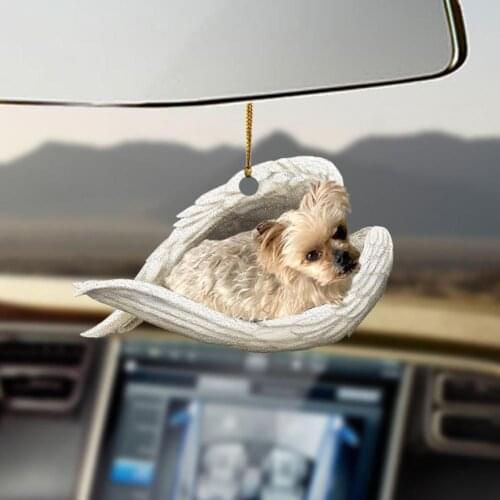 Hanging Ornament Miniature Fine Craftsmanship Craft Pet Model Pendant Decor for Car Decor Home Furnishings Simulation Animal