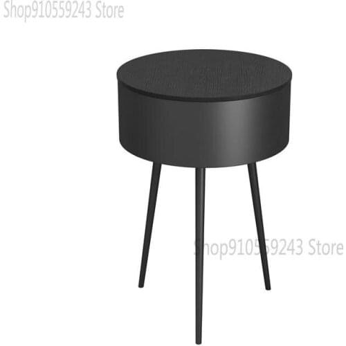 Bedside Table Mini Simple Modern Small Nordic Style Ins Rack Wrought Iron Bedroom Small Bedside Table Bedside Table