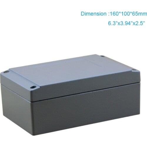 Whole Sell Industrial Electric Waterproof Junction Terminal Aluminum Box / Metal Enclosure IP67 160*100*65mm FA26