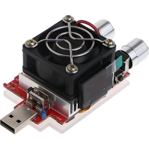 USB Port Adjustable Constant Current Electronic Load, 35W Discharge Electricity Test Instrument With LCD