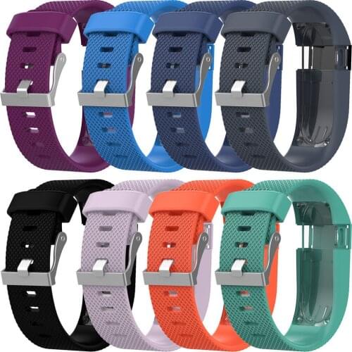 Adjustable Silicone For Fitbit Charge HR Band Silicone Band Strap Replacement Small Wristband Bracelet smart watch Accessories
