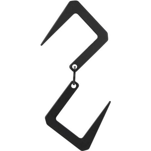 S-shaped Hook Stainless Steel Camping Connection Buckle Camping Tools Adapt To Various Scenarios Strong Load-bearing Hook