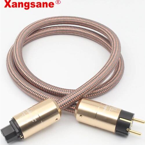 Xangsnae fever OFC power cord US power cable hifi American standard audio CD amplifier amp EU plug Power cable hifi