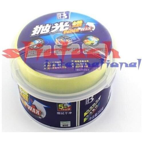 By DHL or Fedex 100pcs Universal Polishing Paste Car Paste Wax Gloss Car Polishes Paste Wax Car Care Hard Wax include spongia
