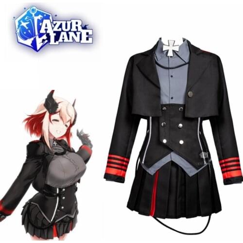 Custom Personal tailor Azur Lane Collection KMS Roon cosplay costume dress uniform Halloween costumes for women Anime clothes